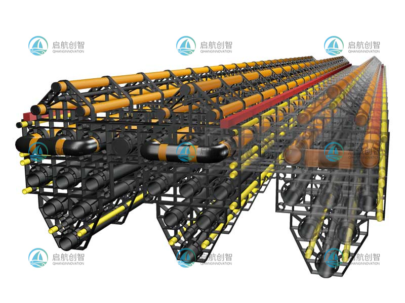 D适用于较为恶劣风浪、涌浪、混合浪海域，同时适用于对减浪、减流有较高需求的海域，例如游艇码头、水上乐园等，可根据海域条件设计双排、多排及多排组合等。.jpg